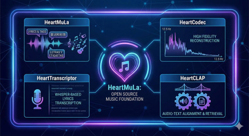 Review of OpenSource Music Maker AI system Heartbeat MULA 