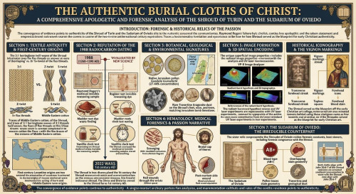 The Authentic Burial Cloths of Christ: A Comprehensive Forensic Analysis of the Shroud of Turin and the Sudarium of Oviedo